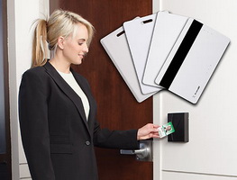 Automated ACCESS Control system with the usage of personal electronic keys, magnetic or wireless / Proximity cards